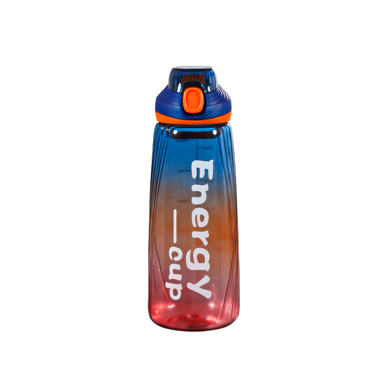 1000ml Colorful Drinking Mouth Sports Water Bottle