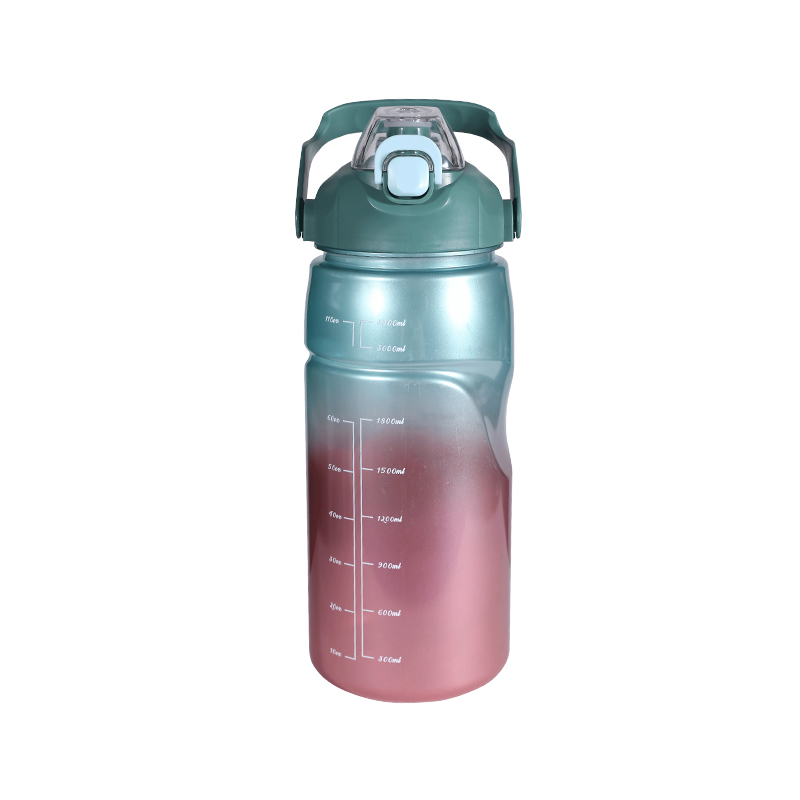 Bounce Cover Multi-Color Gradient Space Cup Sports Water Bottle Set