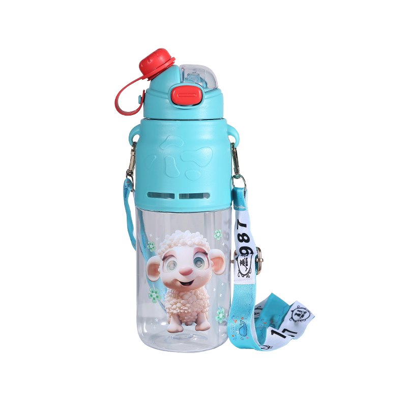 750ml-1000ml Double Drinking Plastic Sports Water Bottle