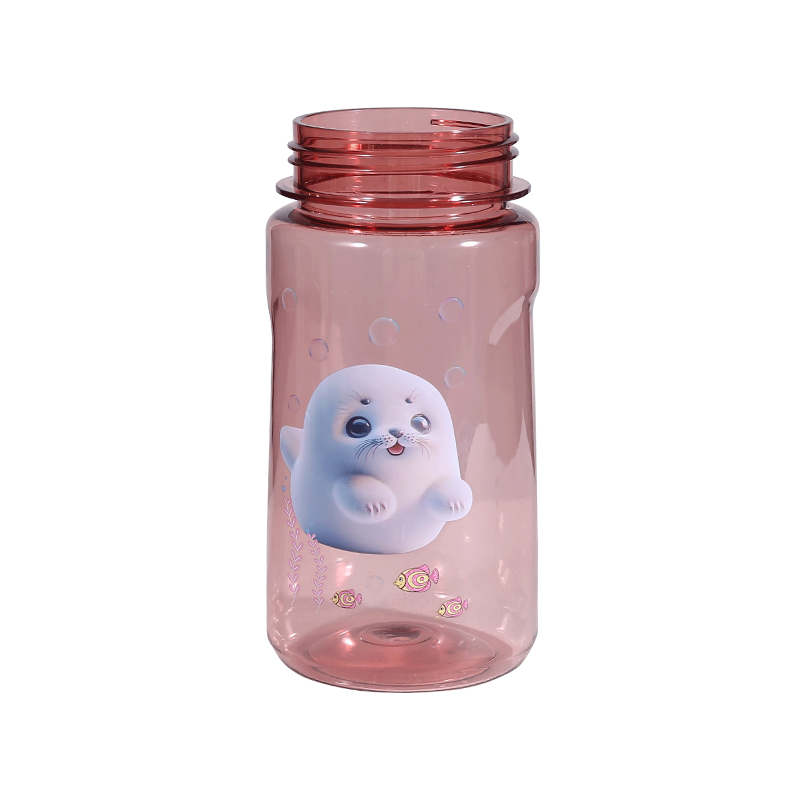 Plastic Cute Pattern No Cover Children'S Water Bottle