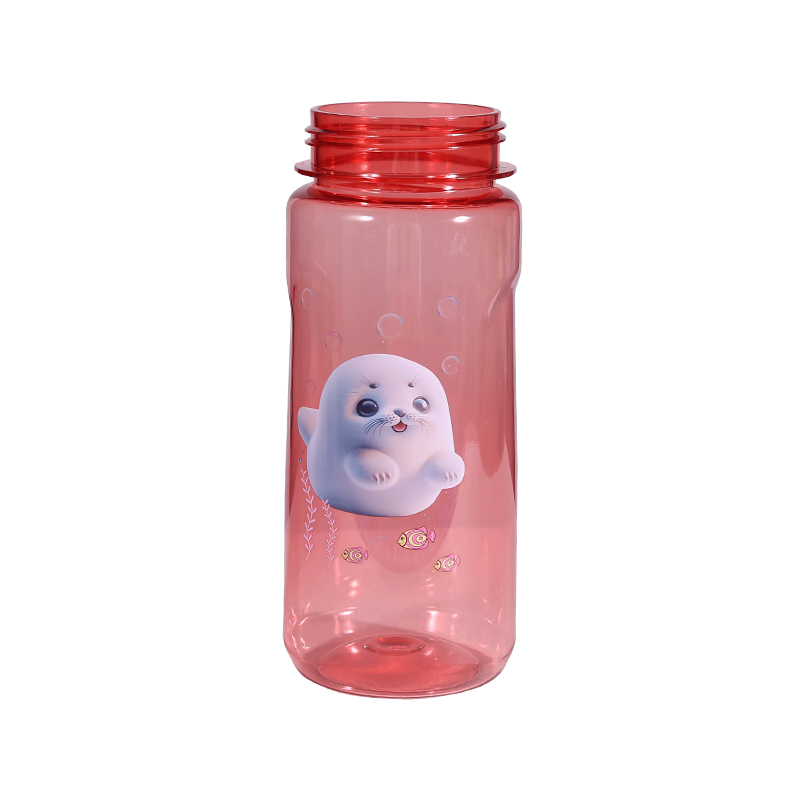 Plastic Cute Pattern No Cover Children'S Water Bottle