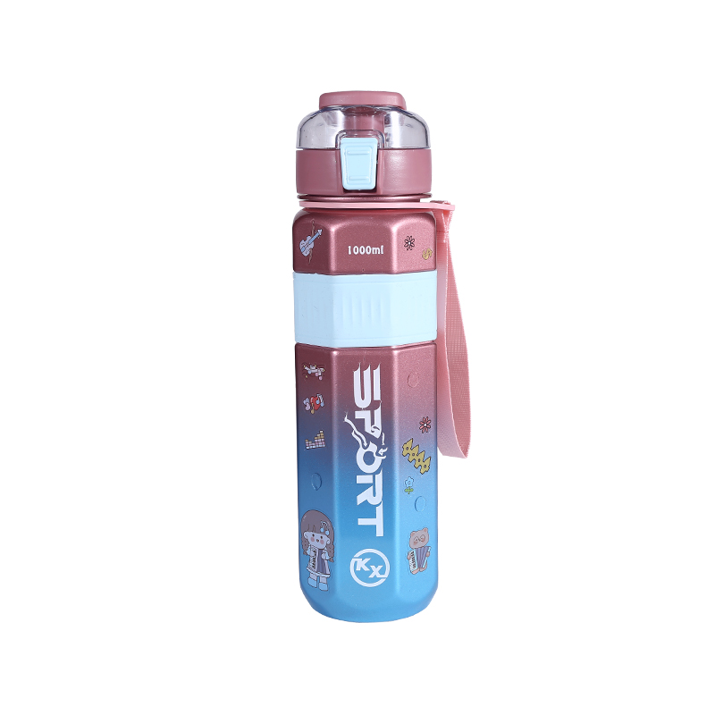 750ml-1000ml Octagonal Sports Water Bottle