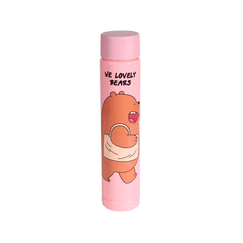 Plastic Cartoon Bear Pattern Children's Water Bottle Cup