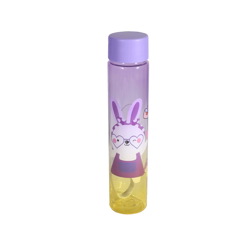 Plastic Cute Cartoon Rabbit Pattern Water Bottle Set