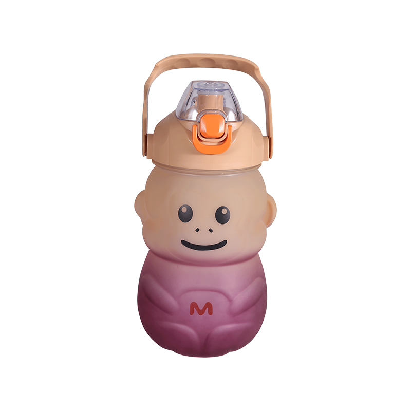 Monkey Gradient Big-Bellied Kettle Water Bottle Three-Piece Set