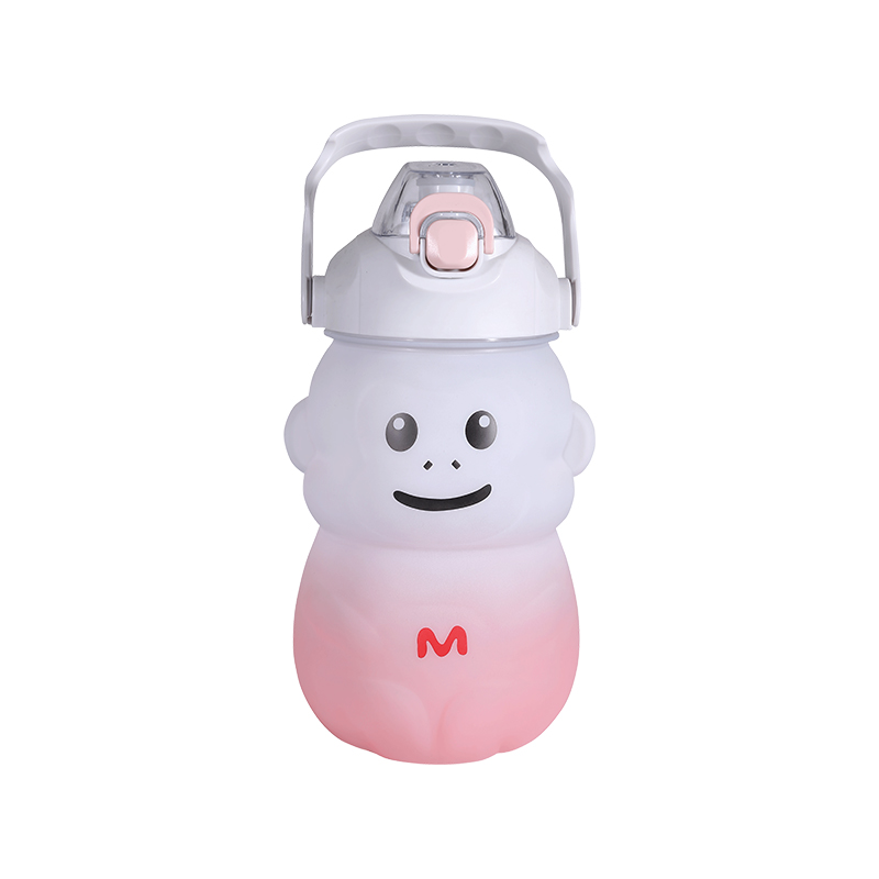 Monkey Gradient Big-Bellied Kettle Water Bottle Three-Piece Set