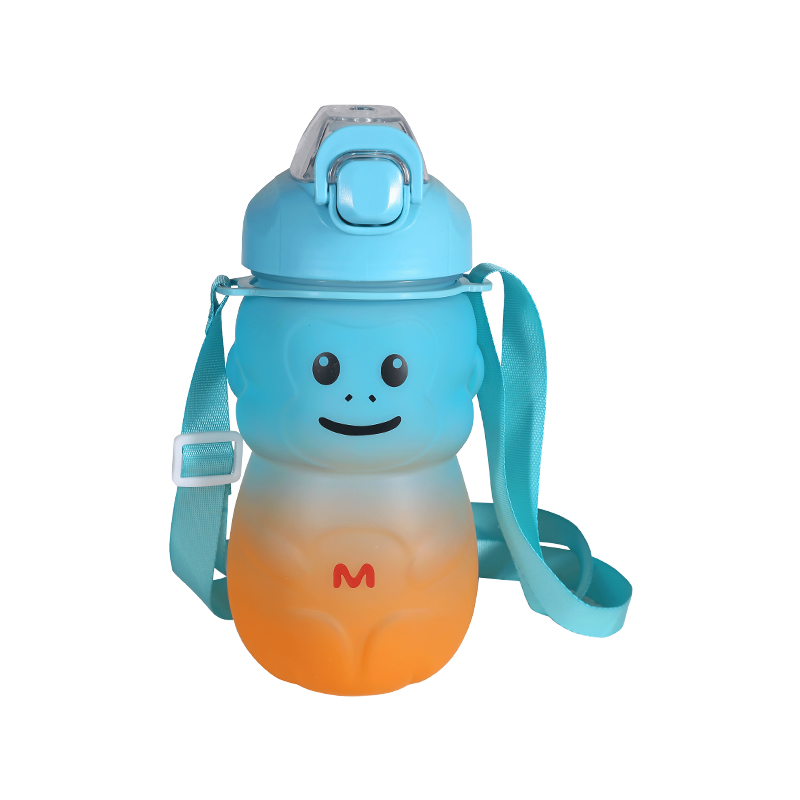 Monkey Gradient Big-Bellied Kettle Water Bottle Three-Piece Set