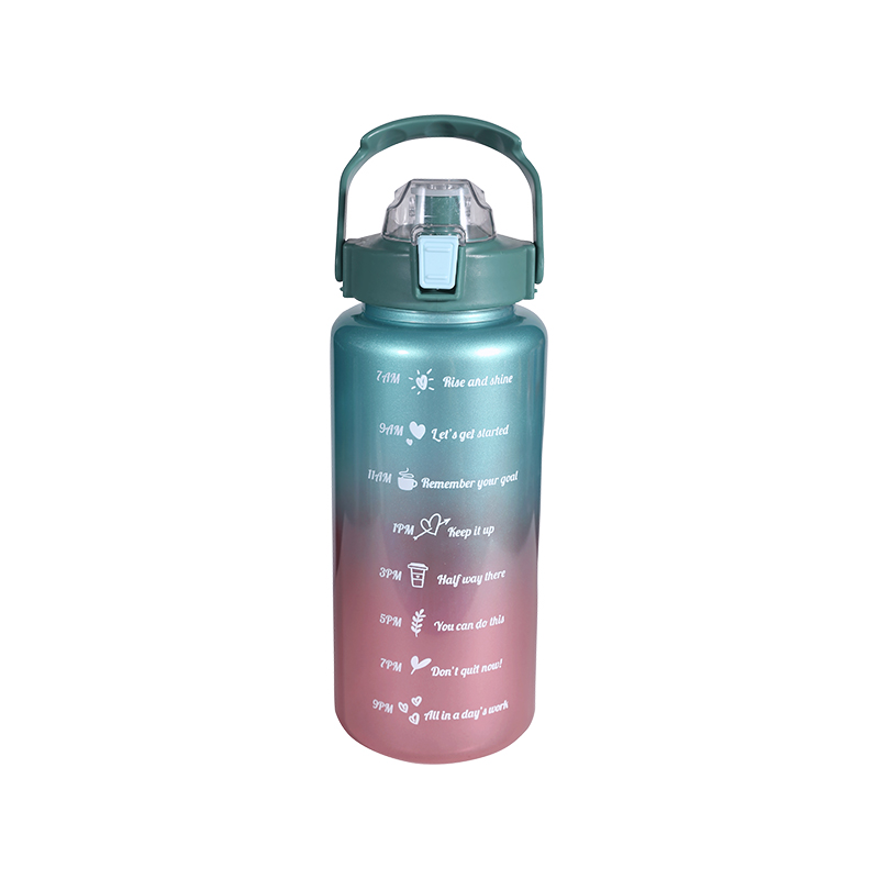 Bounce Cover Multi-Color Gradient Space Cup Sports Water Bottle Set