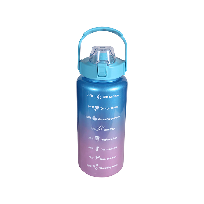 Bounce Cover Multi-Color Gradient Space Cup Sports Water Bottle Set