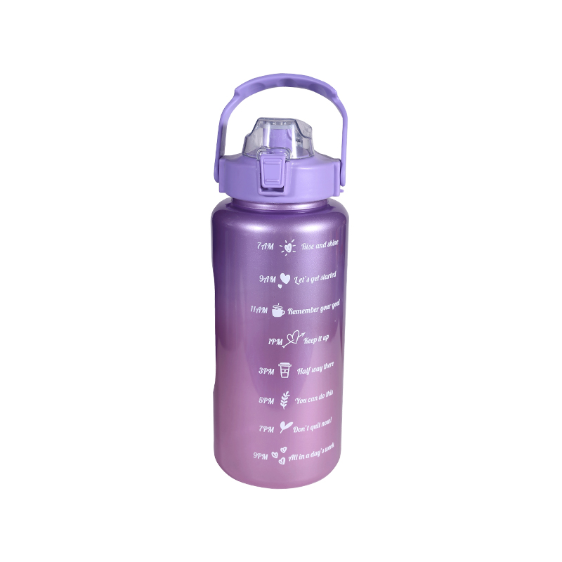 Bounce Cover Multi-Color Gradient Space Cup Sports Water Bottle Set